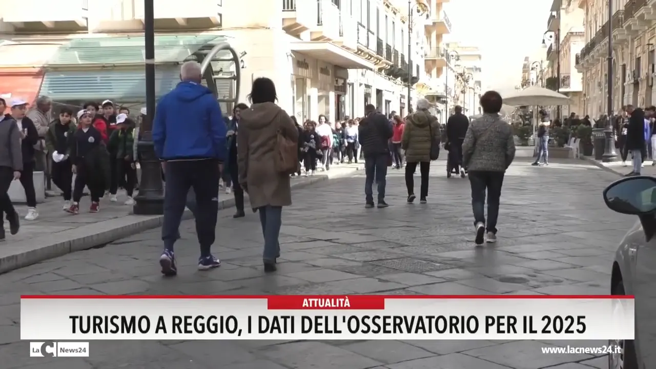 Turismo a Reggio, i dati dell'Osservatorio per il 2025