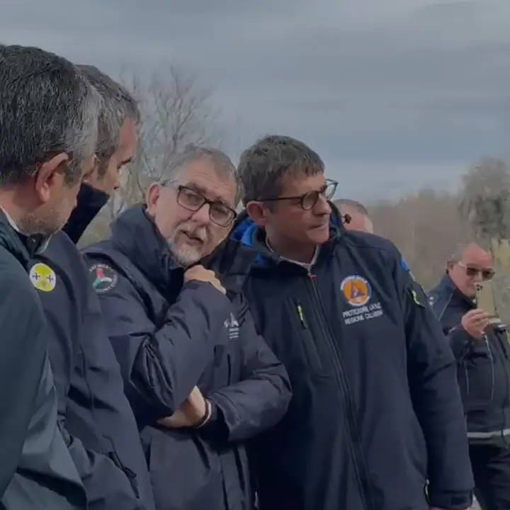 Il capo della Protezione civile Ciciliano nella piana di Sibari, sopralluogo nelle zone colpite dal maltempo\n