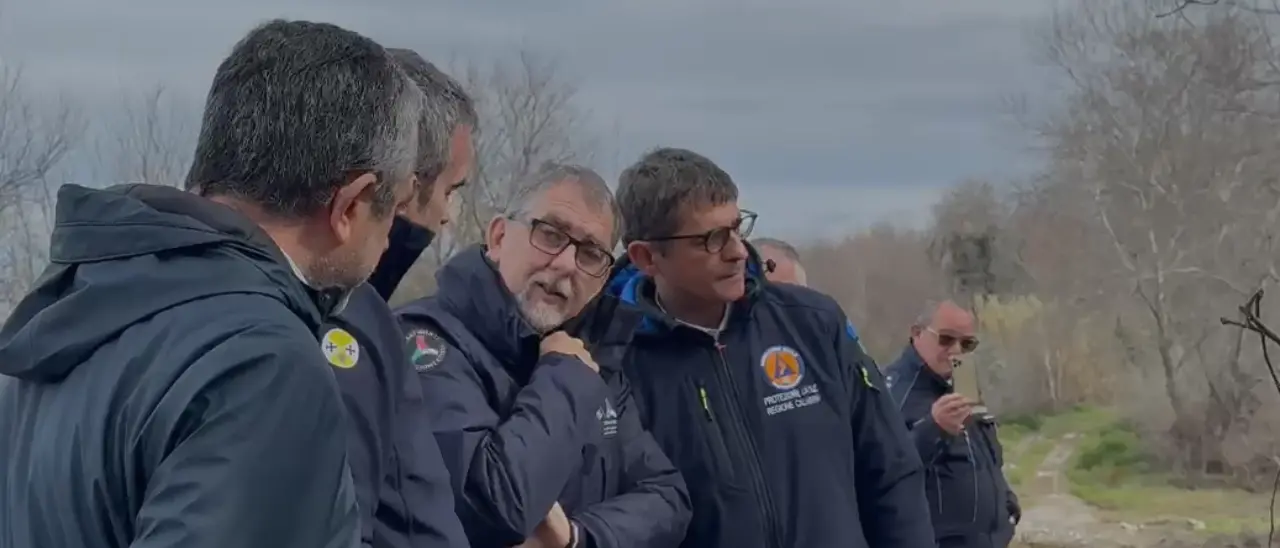 Il capo della Protezione civile Ciciliano nella piana di Sibari nelle zone colpite dal maltempo: «Da domenica la conta dei danni»\n