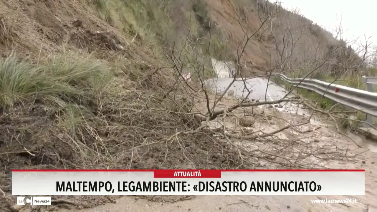 Maltempo, Legambiente: «Disastro annunciato»