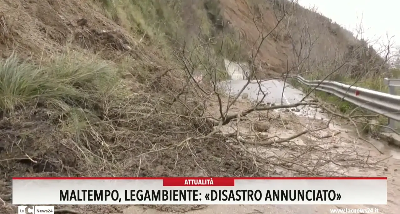 Maltempo, Legambiente: «Disastro annunciato»