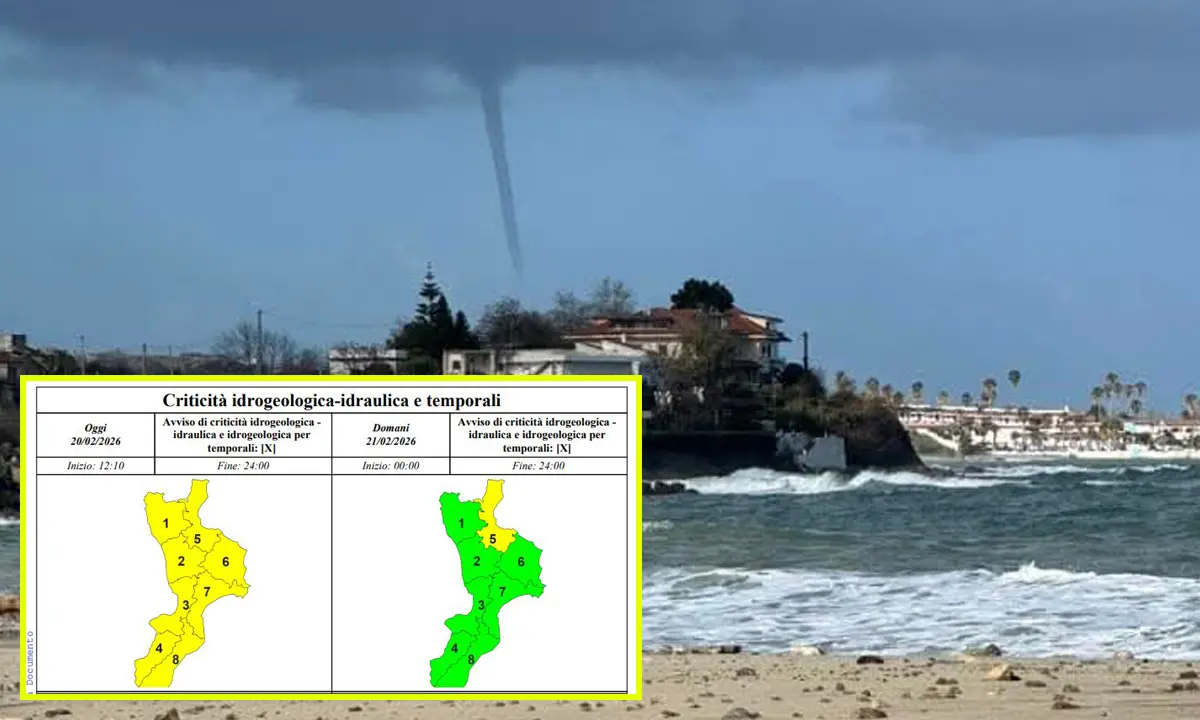Il ciclone Pedro è alle spalle,\u00A0declassato il livello di criticità a giallo. Da domani sarà verde\n