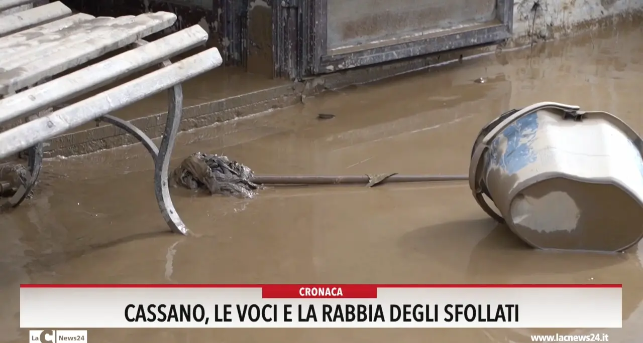 Cassano, le voci e la rabbia degli sfollati