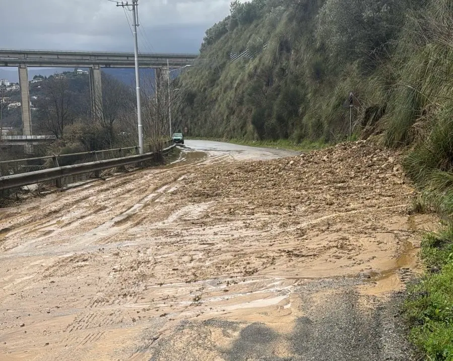 Cosenza, frana su via Romualdo Montagna: comuni isolati\n