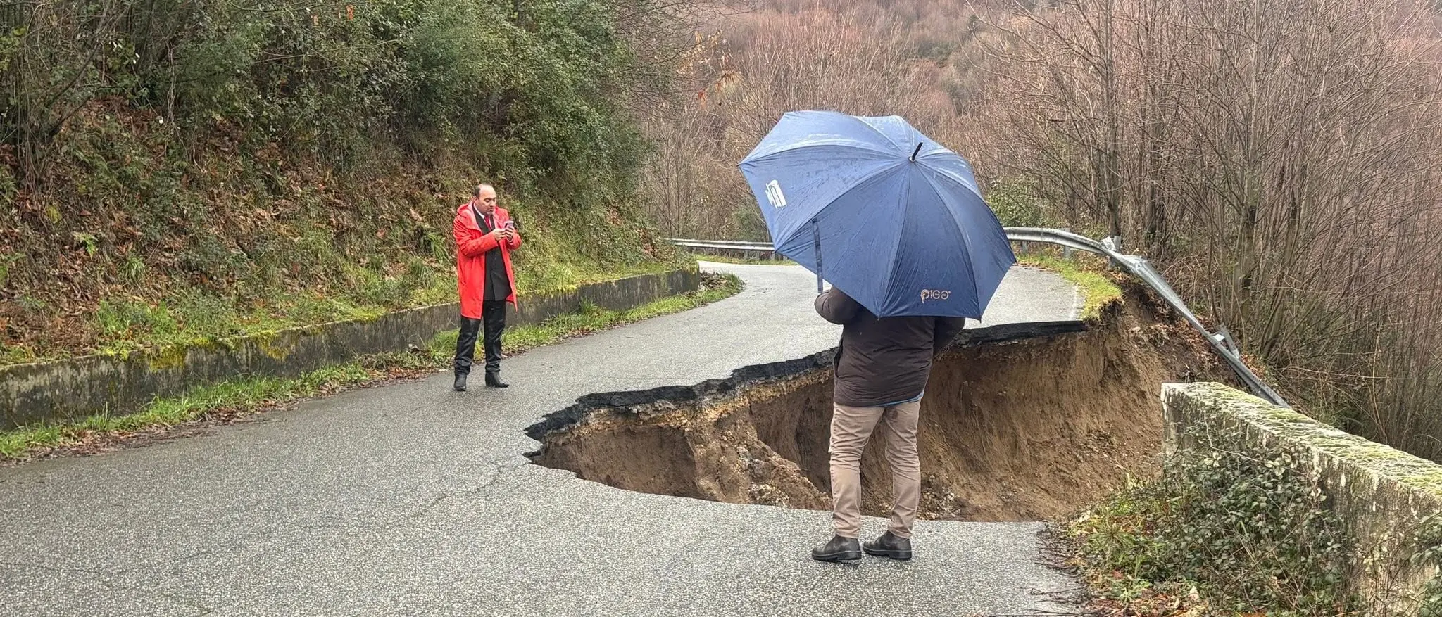 Maltempo, SP263 chiusa per cedimento al km 27 tra San Sosti e Mottafollone: sopralluogo con Provincia e Comune\n