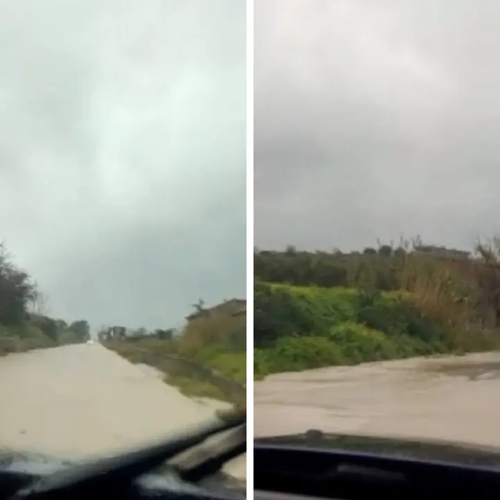 Strada allagata tra Briatico e Portosalvo, automobilisti in difficoltà: scatta l’allarme social\n