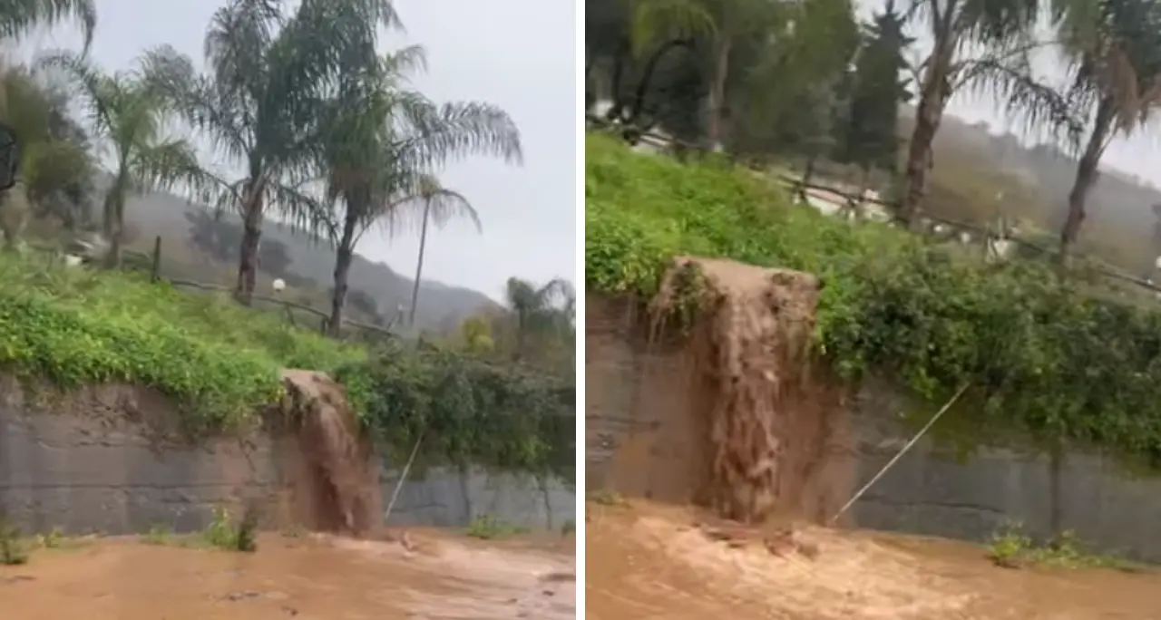 <p>Pioggia torrenziale a Pizzo, un <span style=\"color:hsl(0, 75%, 60%);\">fiume di fango</span> invade la Statale 18 dopo lo svincolo autostradale. Il VIDEO</p>