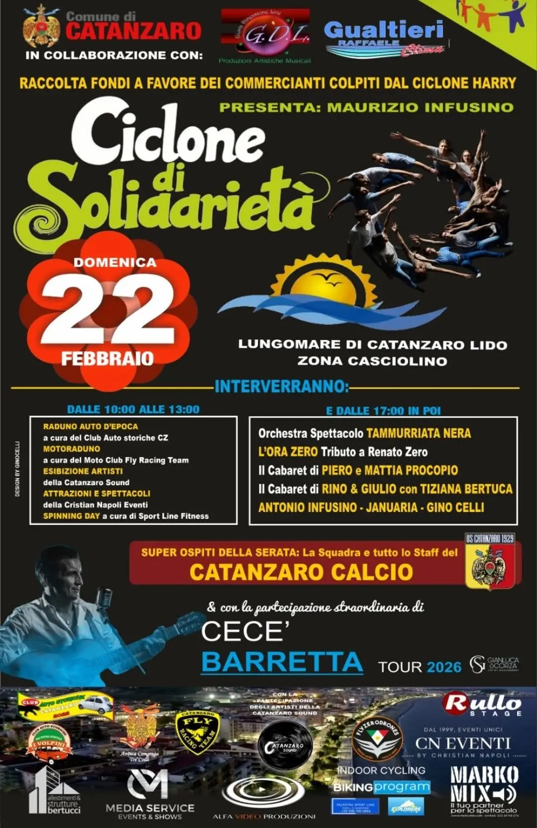 Torna il sereno a Catanzaro, nel weekend confermat il Ciclone di solidarietà\n