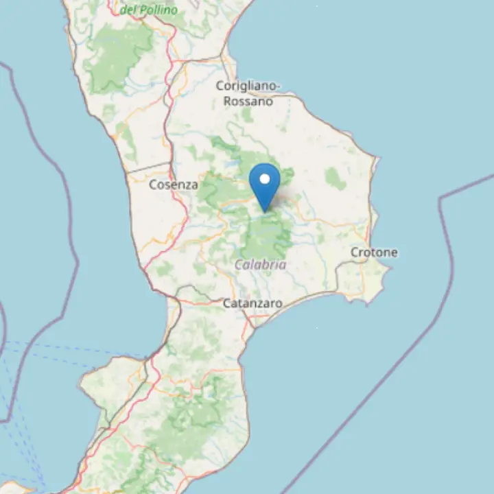 La Calabria trema, scossa di terremoto di magnitudo 2.6 avvertita nel Crotonese\n