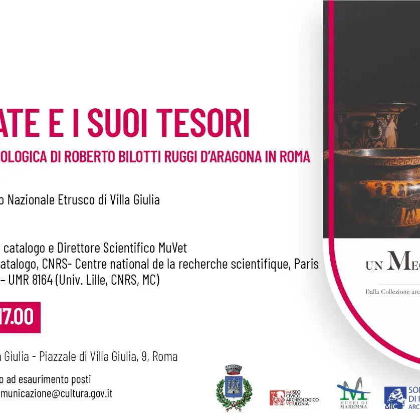 A Villa Giulia il catalogo dei tesori Bilotti Ruggi d’Aragona: la storia di un mecenate tra archeologia e collezionismo\n
