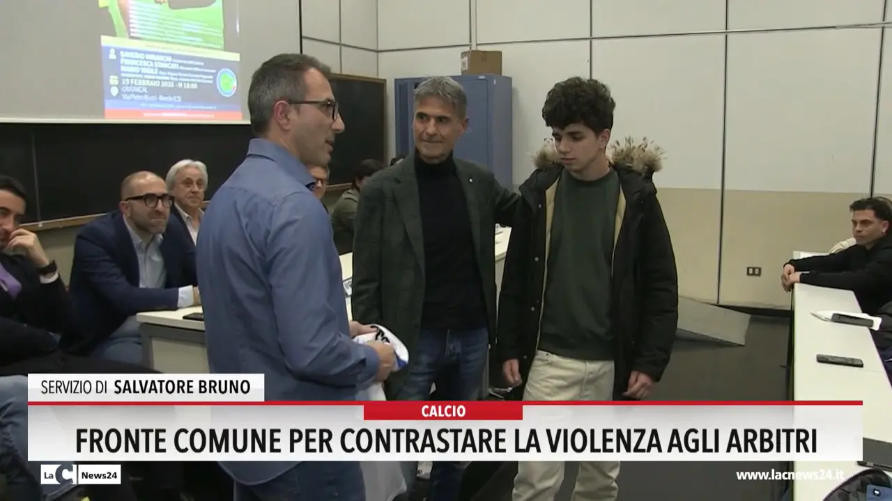Fronte comune per contrastare la violenza agli arbitri