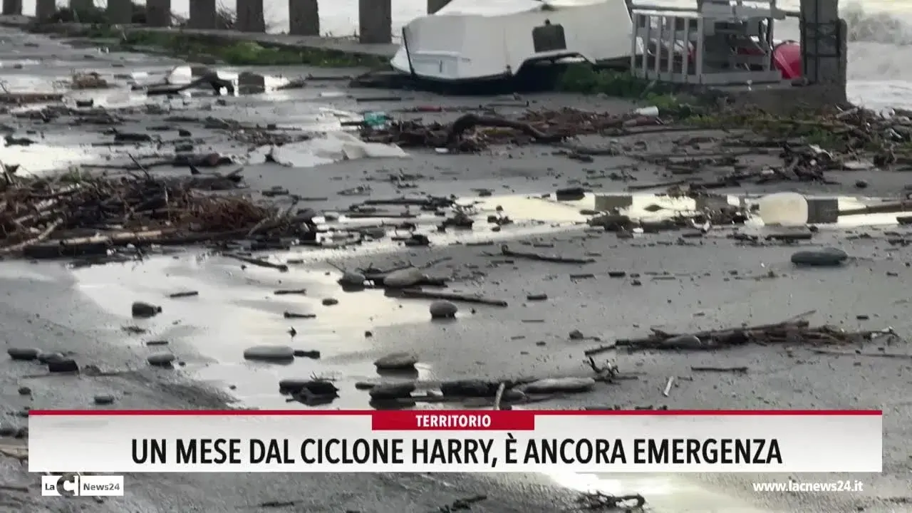 Un mese dal ciclone Harry: è ancora emergenza