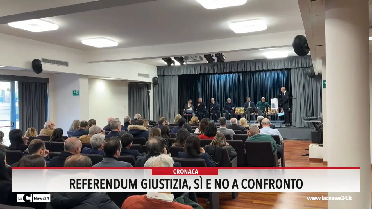 Referendum giustizia, si e no a confronto
