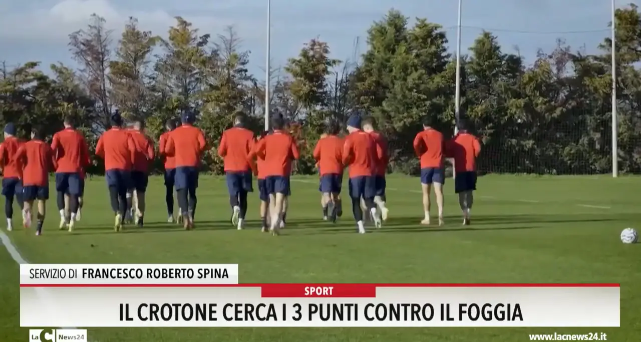 Il Crotone cerca i tre punti contro il Foggia