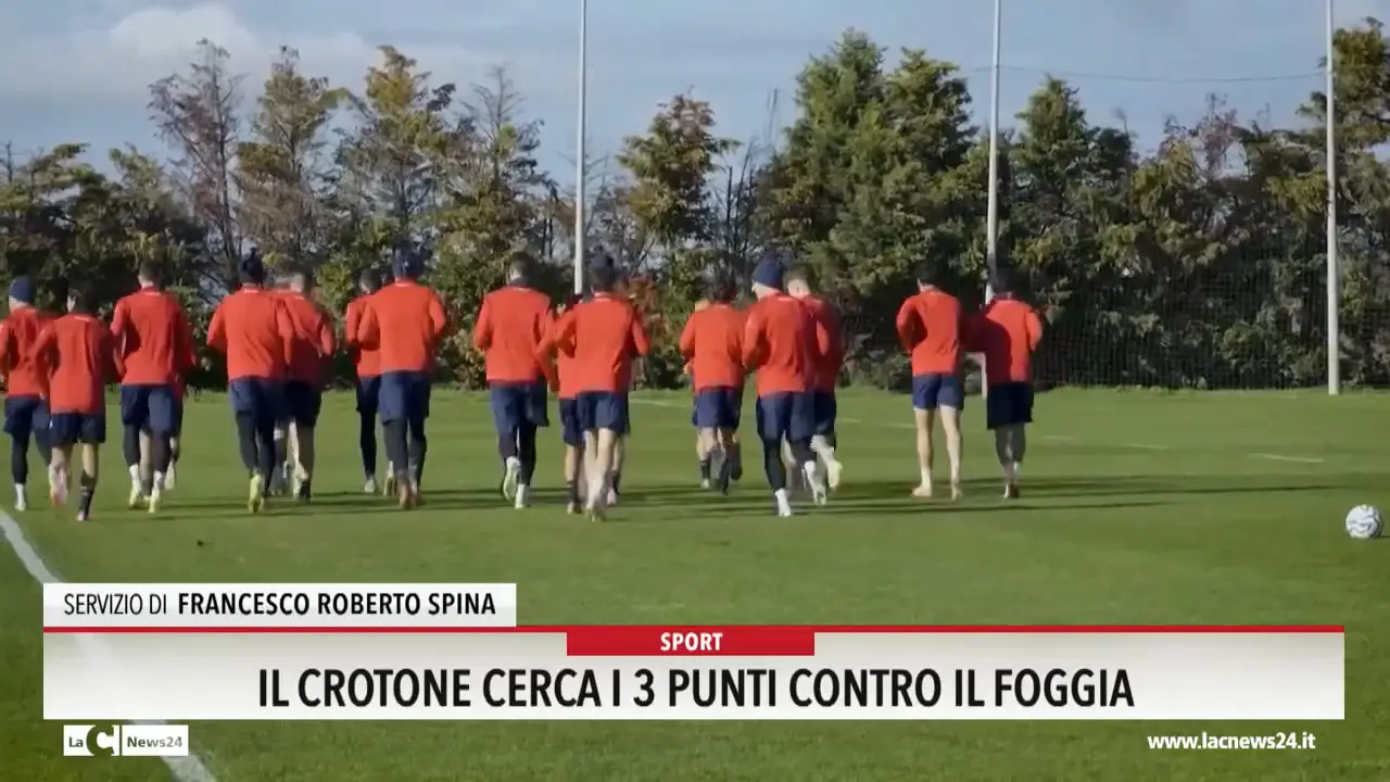 Il Crotone cerca i tre punti contro il Foggia