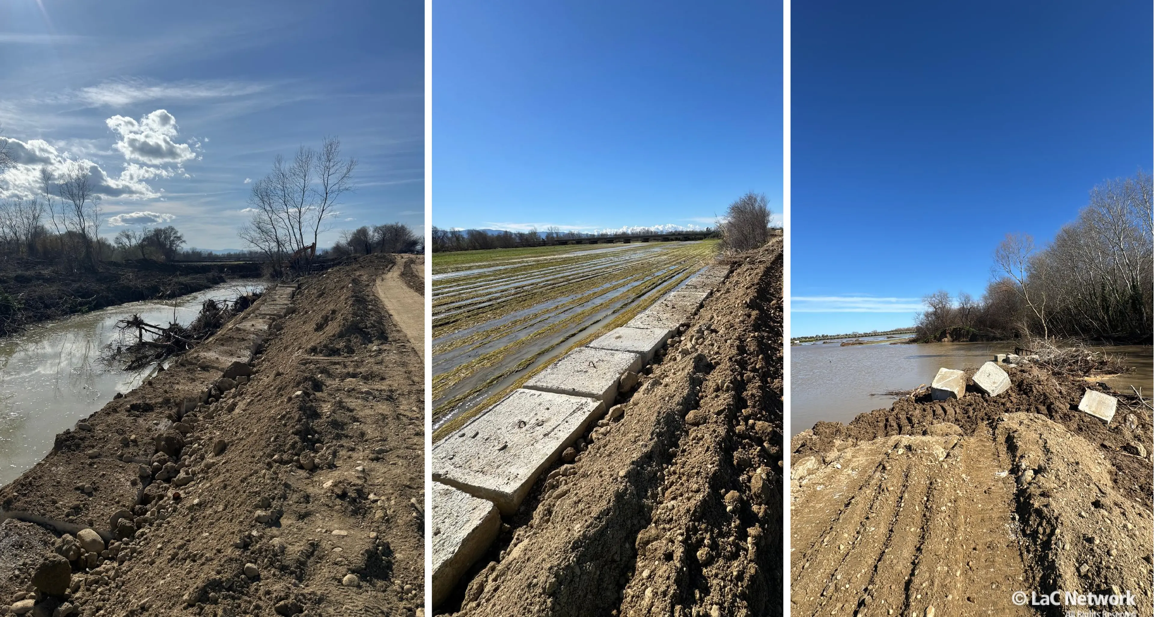 Il sole dopo la piena del Crati, a Sibari si lavora senza sosta: «Situazione in miglioramento, grazie a tutti i cittadini»\n