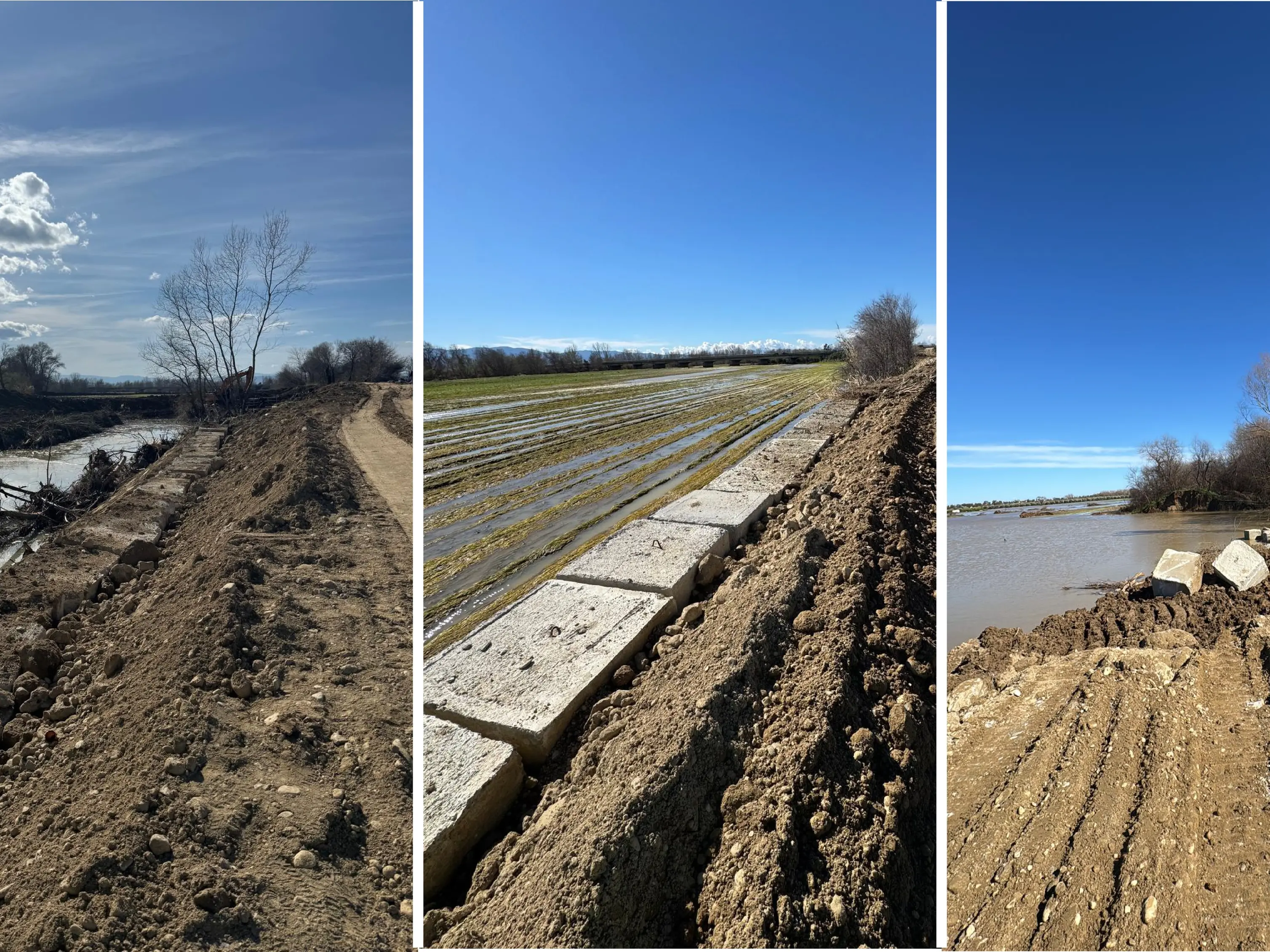 Il sole dopo la piena del Crati, a Sibari si lavora senza sosta: «Situazione in miglioramento, grazie a tutti i cittadini»