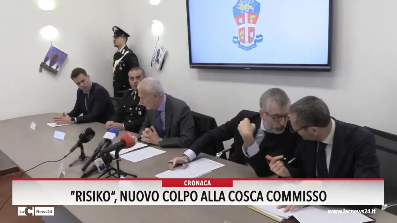 \"Risiko\", nuovo colpo alla cosca Commisso
