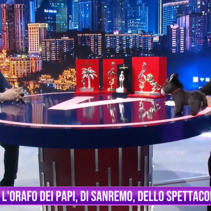 A “Vengo dopo il Tg” i premi di Sanremo realizzati dall’orafo calabrese Michele Affidato\n