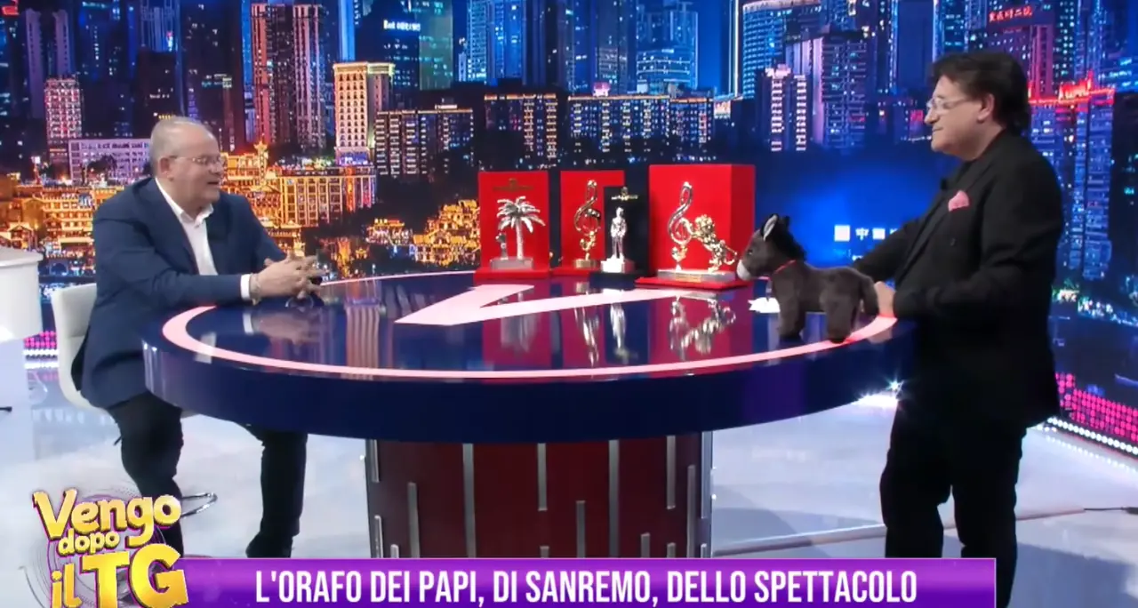 A “Vengo dopo il Tg” i premi di Sanremo realizzati dall’orafo calabrese Michele Affidato\n