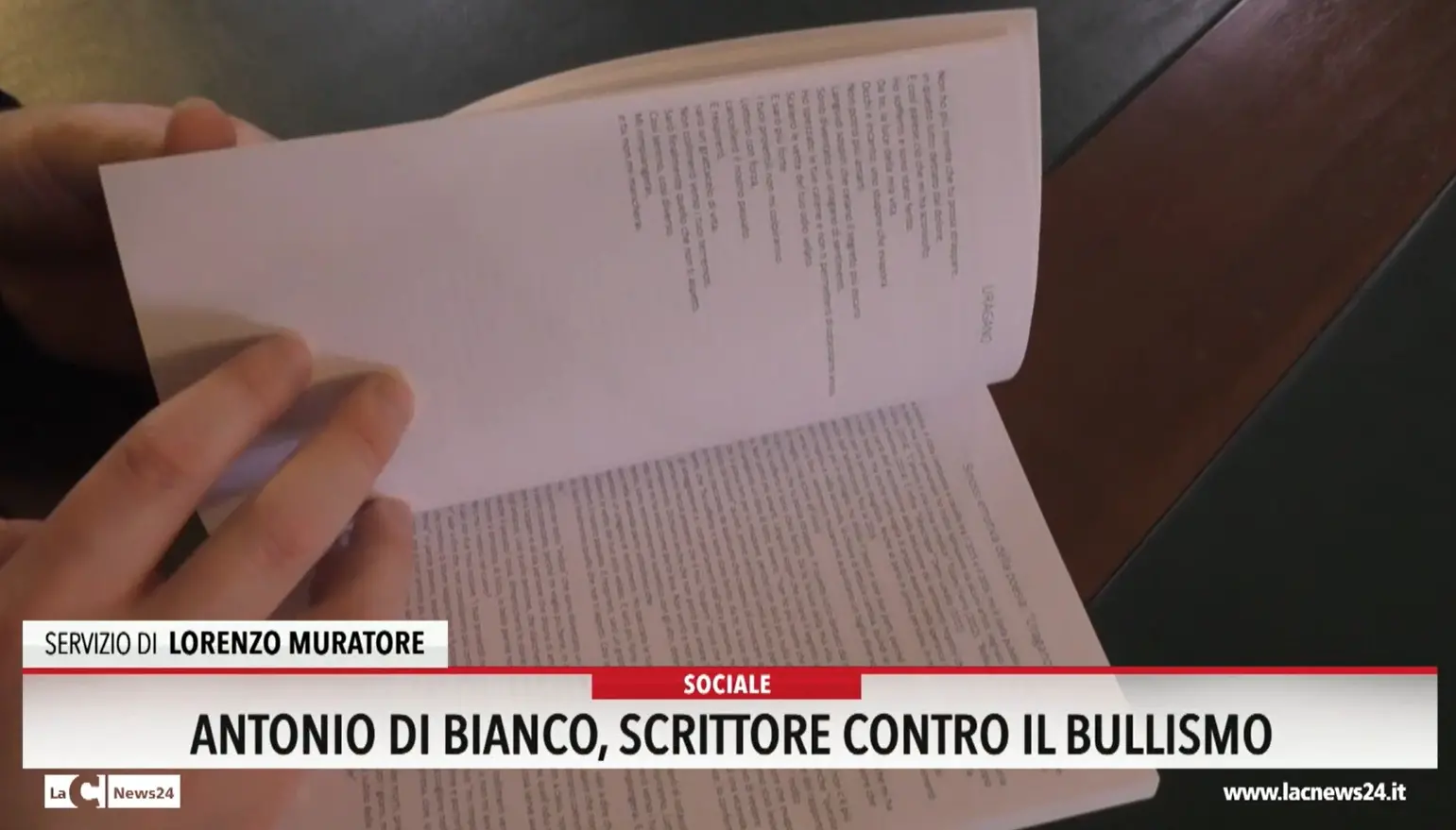 Antonio Di Bianco scrittore contro il bullismo