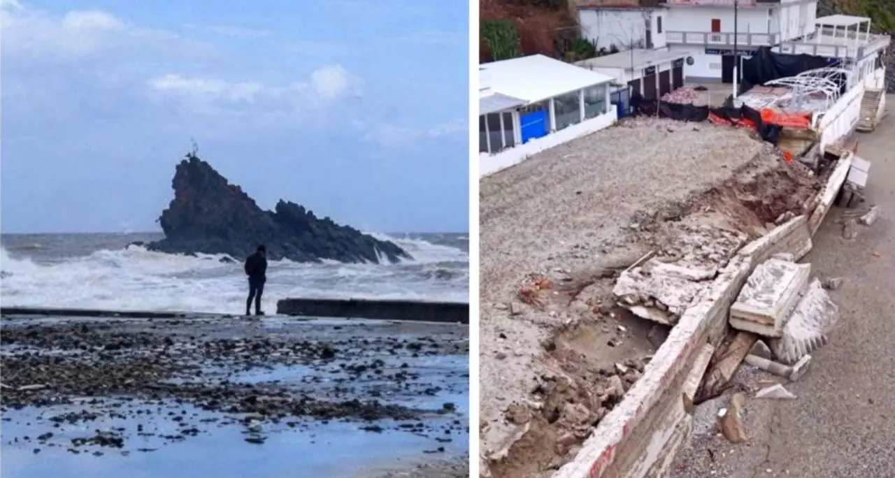 Maltempo a Palmi, danni rilevanti sul litorale. Chiesto lo stato di calamità naturale: «Si lavora senza sosta»\n