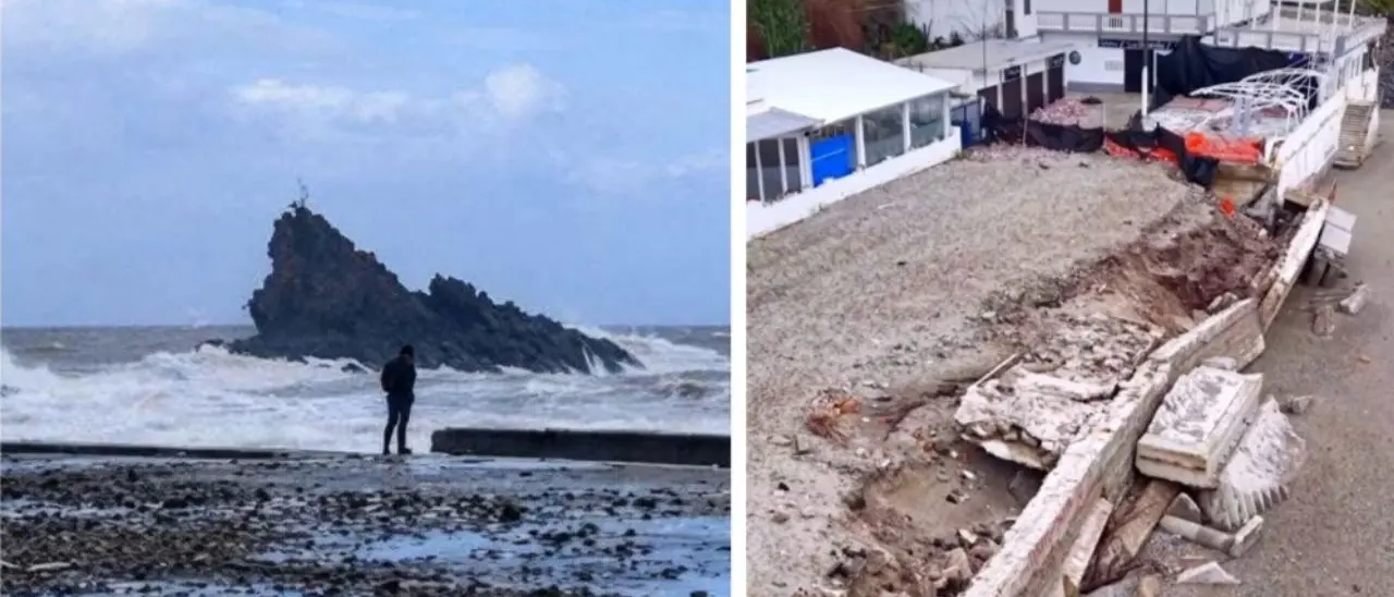 Maltempo a Palmi, danni rilevanti sul litorale. Chiesto lo stato di calamità naturale: «Si lavora senza sosta»\n