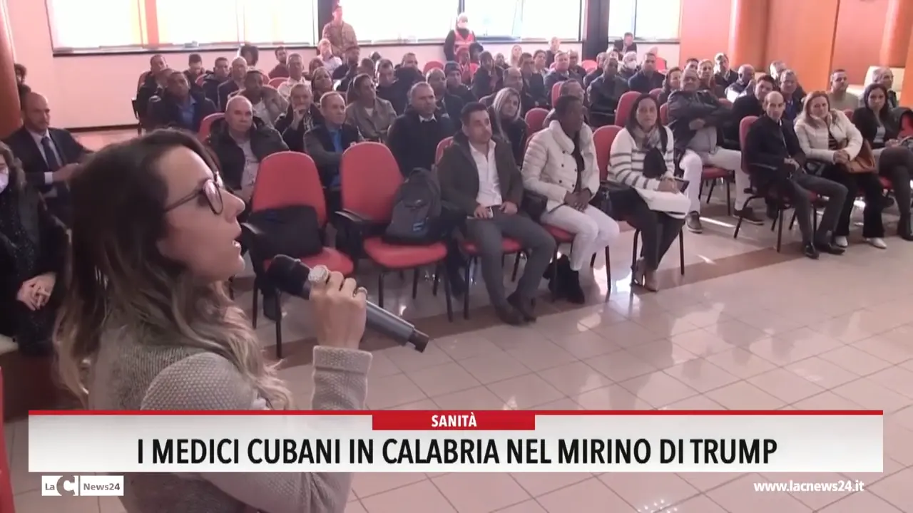 I medici cubani in Calabria nel mirino di Trump