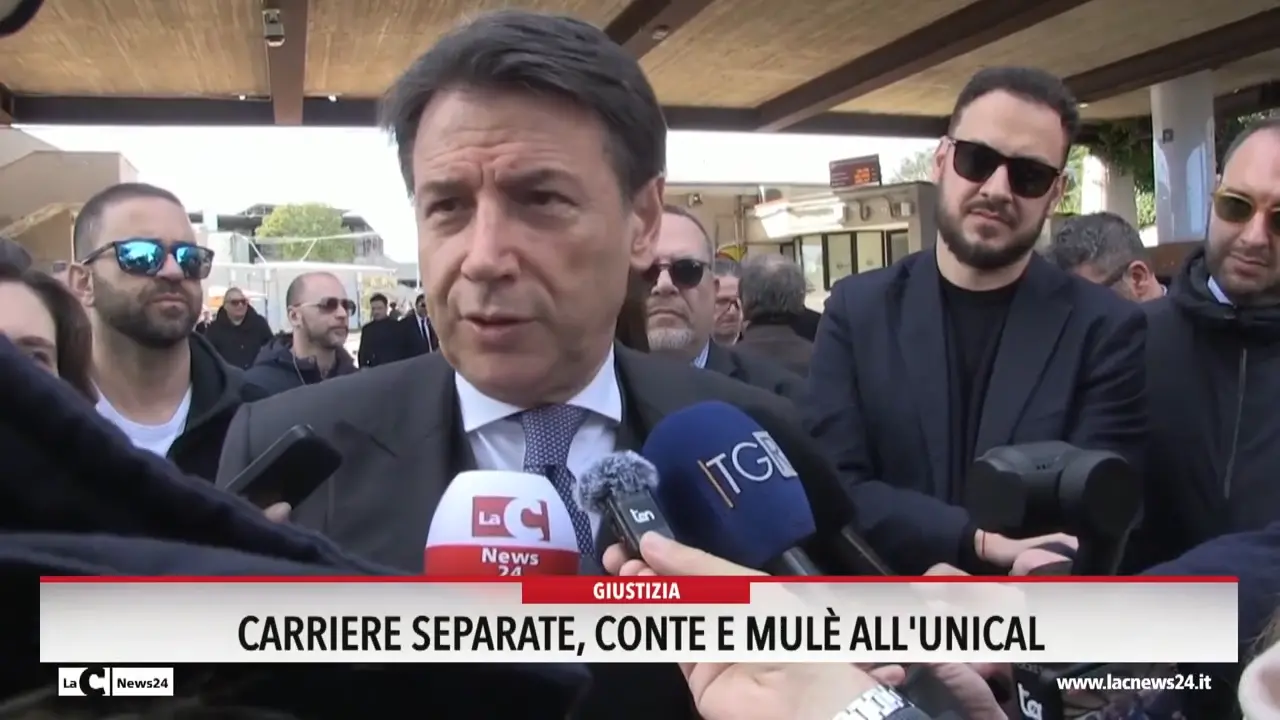 Carriere separate, Conte e Mulè all'Unical
