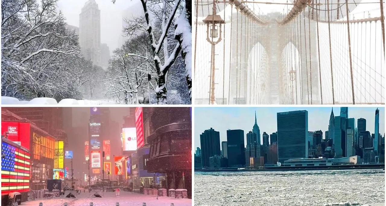 Hernando paralizza New York\u00A0tra neve record e gelo estremo: la testimonianza del calabrese Giuseppe Samà\n