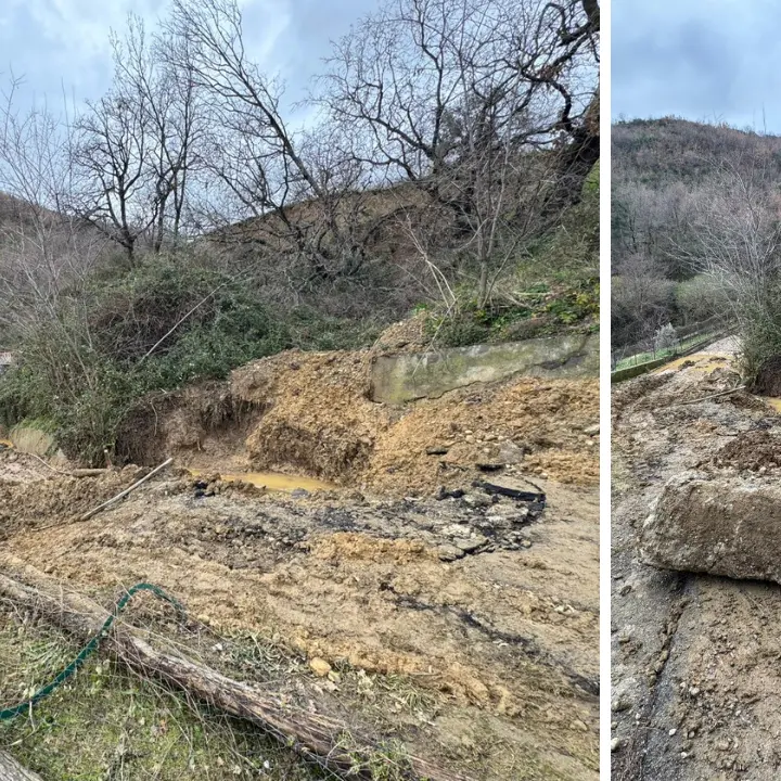 San Sosti, la frazione di Macellara in ginocchio dopo una frana\n