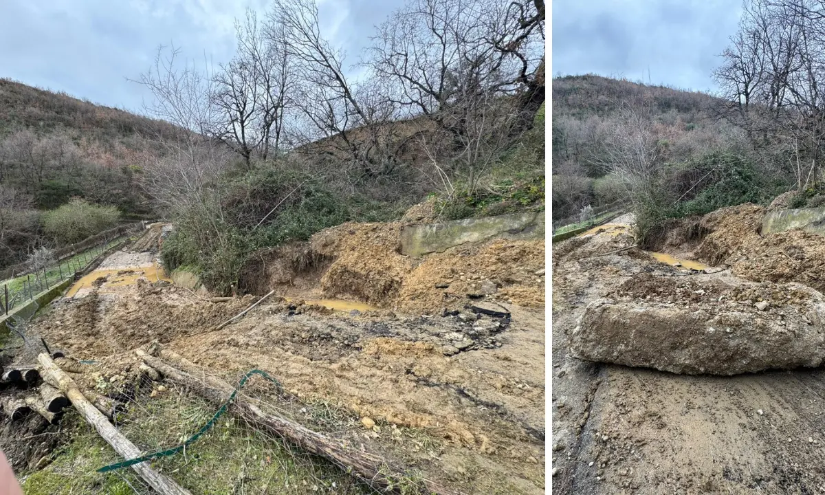 San Sosti, la frazione di Macellara in ginocchio dopo una frana\n