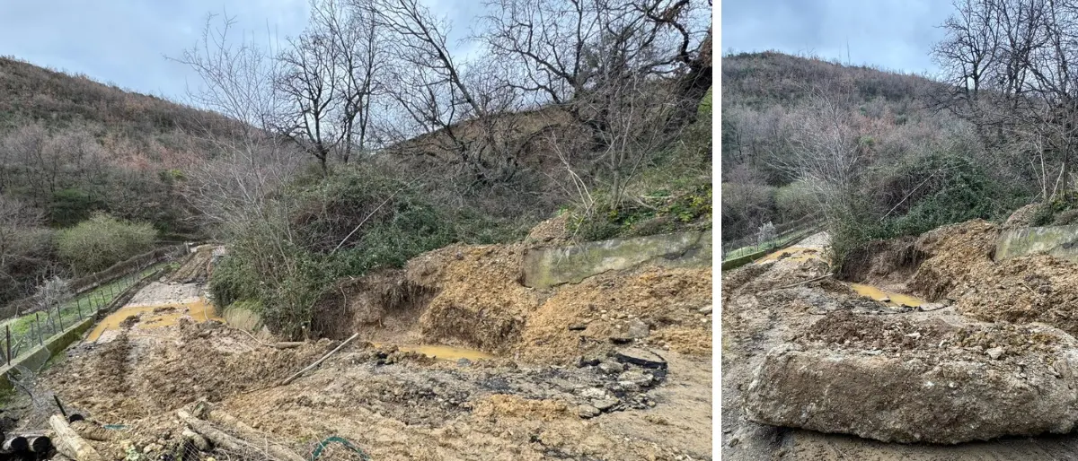 San Sosti, la frazione di Macellara in ginocchio dopo una frana\n
