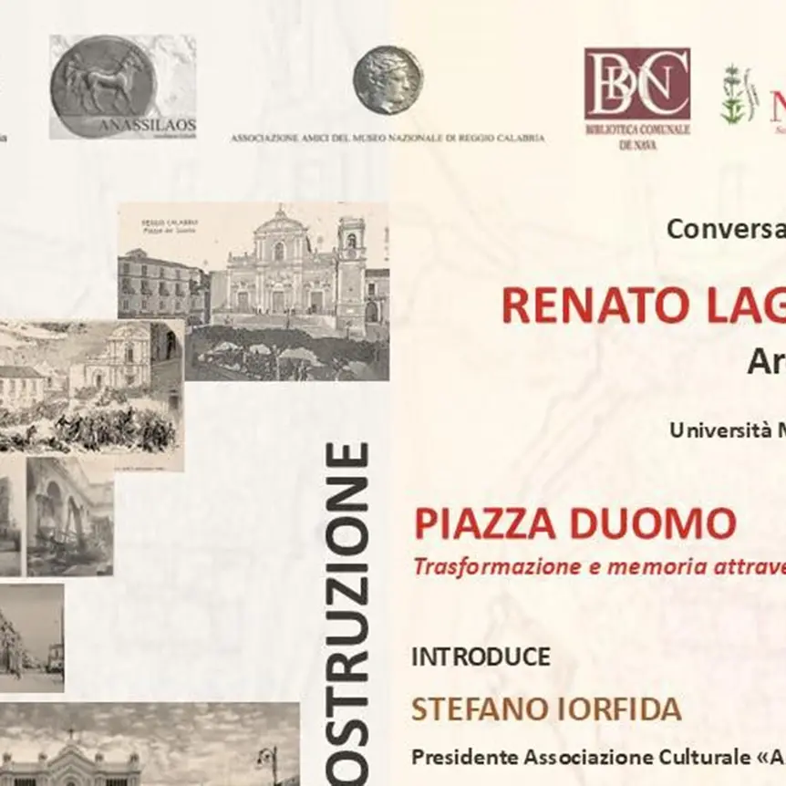 Piazza Duomo, cuore identitario di Reggio: un viaggio nella sua storia con l’architetto Renato Laganà\n