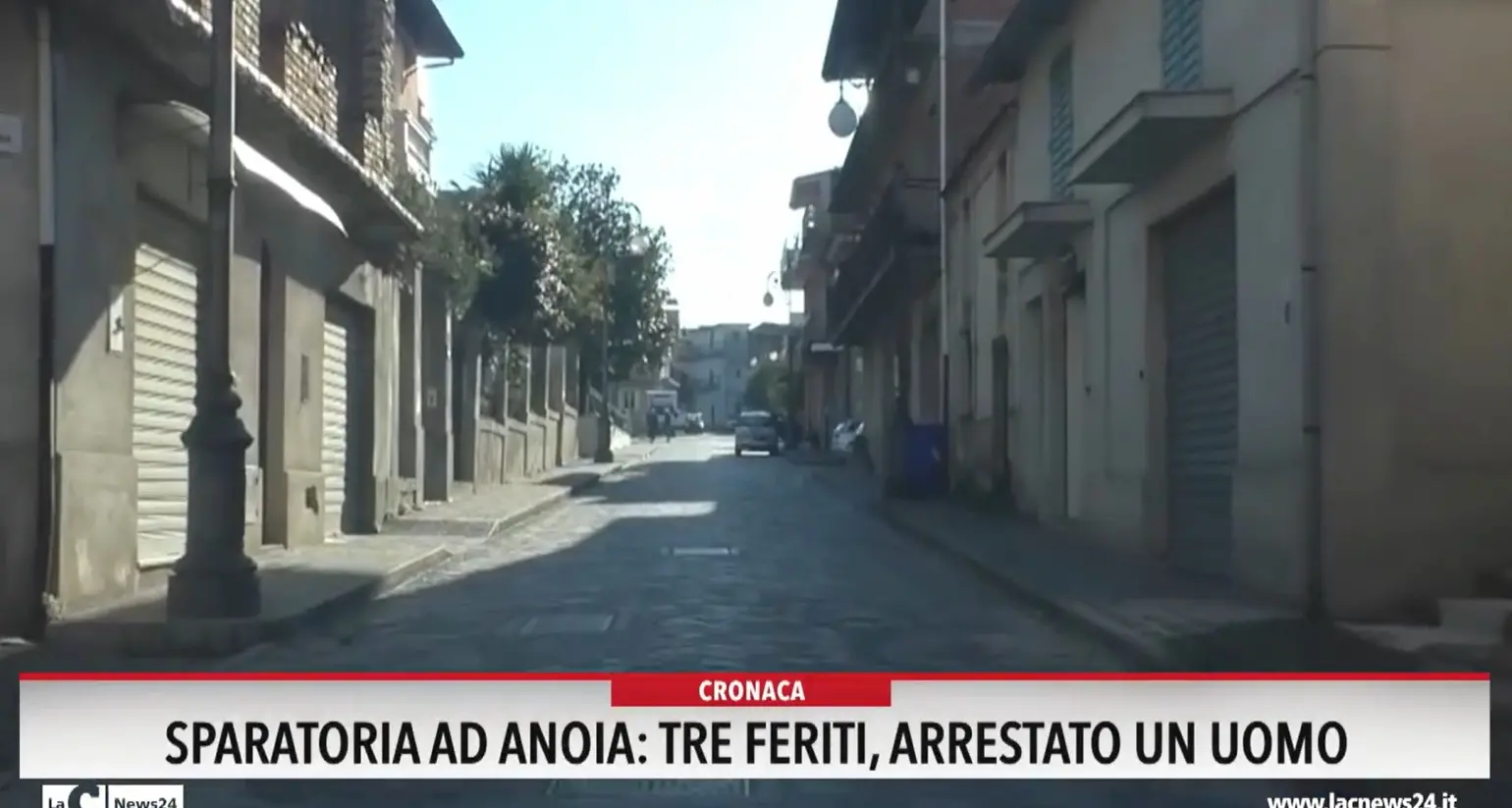Sparatoria ad Anoia, tre feriti: arrestato un uomo