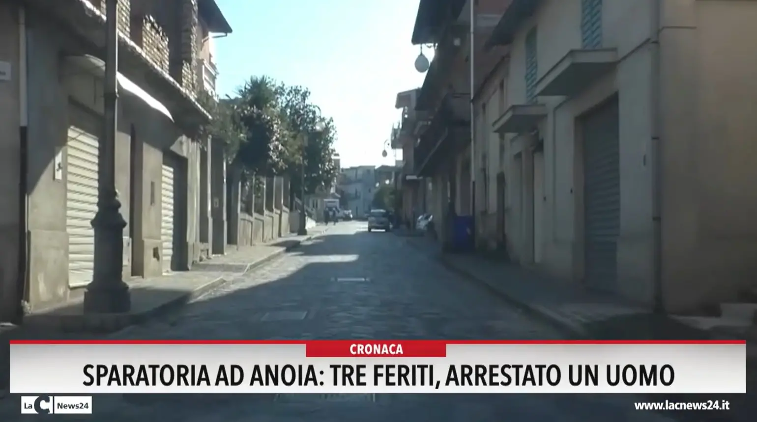 Sparatoria ad Anoia, tre feriti: arrestato un uomo