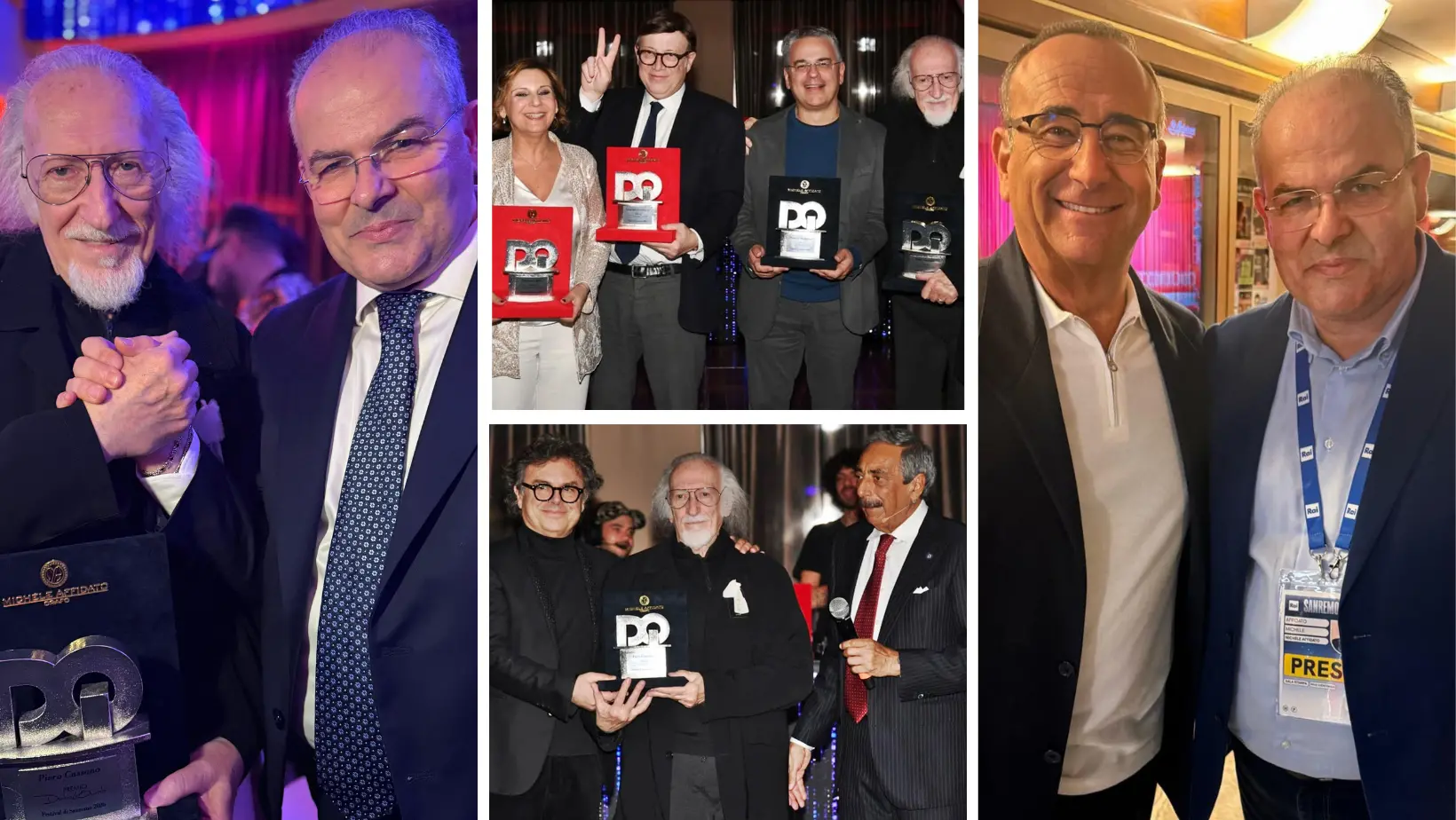 Sanremo,\u00A0consegnati i Premi Dietro le Quinte realizzati dai maestri orafi Michele e Antonio\u00A0Affidato\n