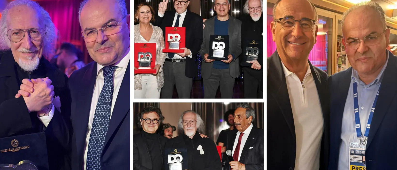 Sanremo,\u00A0consegnati i Premi Dietro le Quinte realizzati dai maestri orafi Michele e Antonio\u00A0Affidato\n