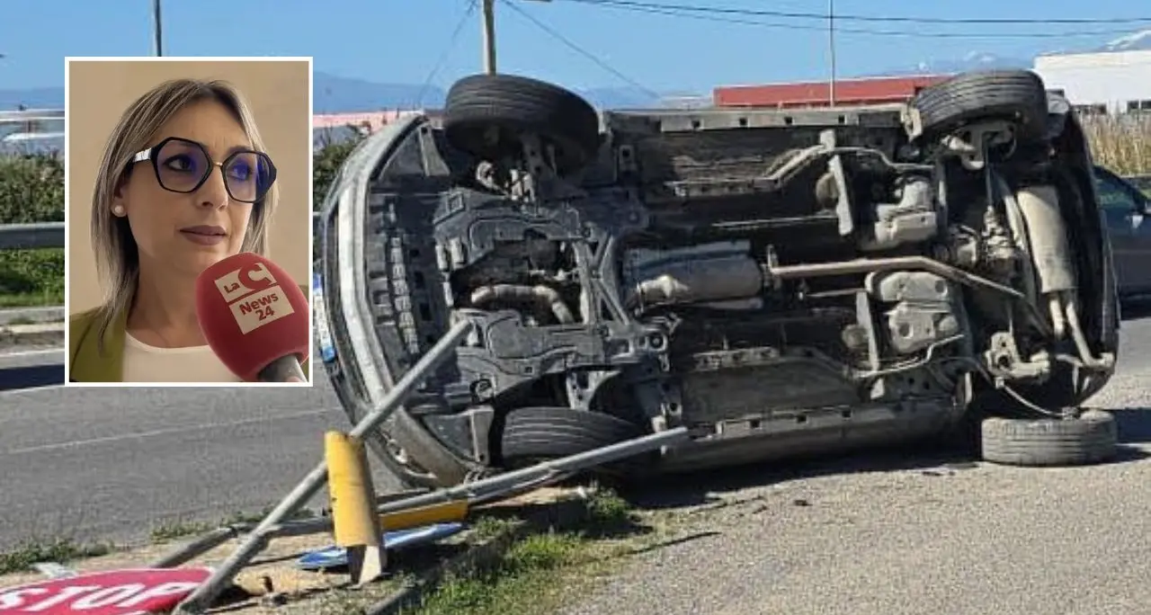 Corigliano Rossano: auto si ribalta sulla 106 ionica, ferita l’assessore Marinella Grillo\n