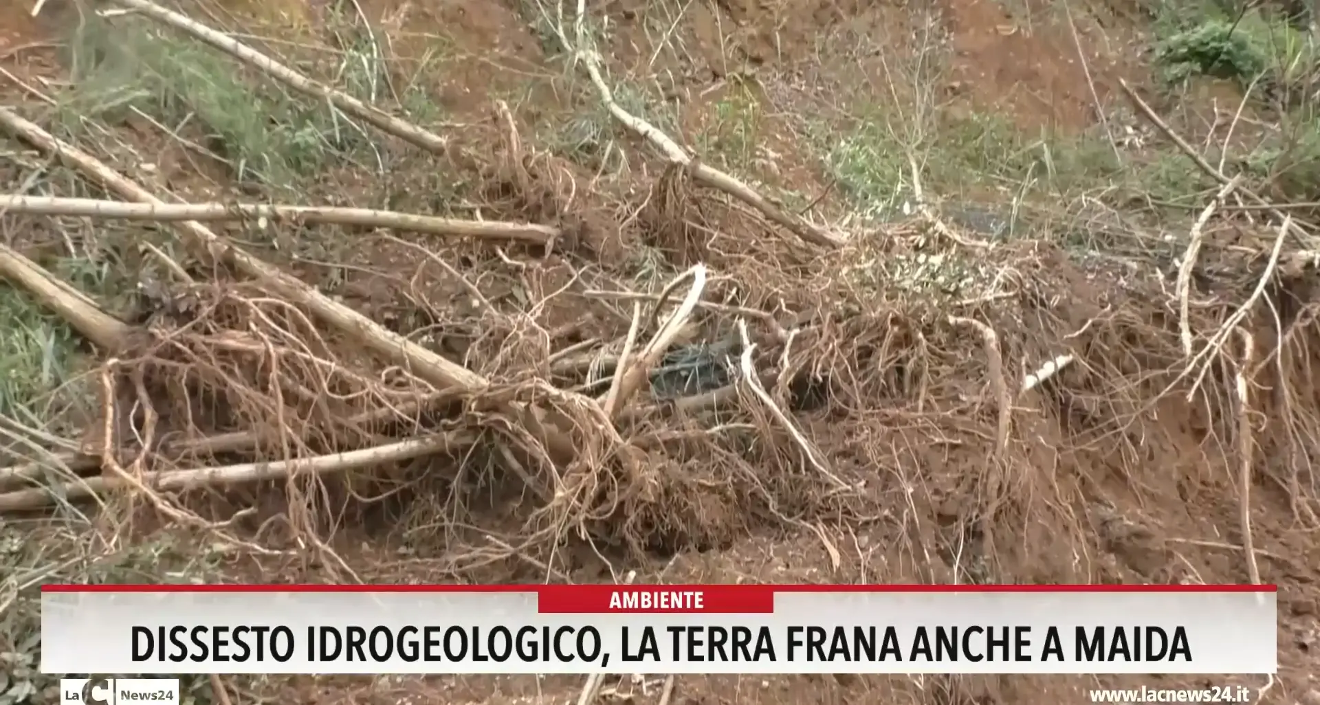 Dissesto idrogeologico, la terra frana anche a Maida