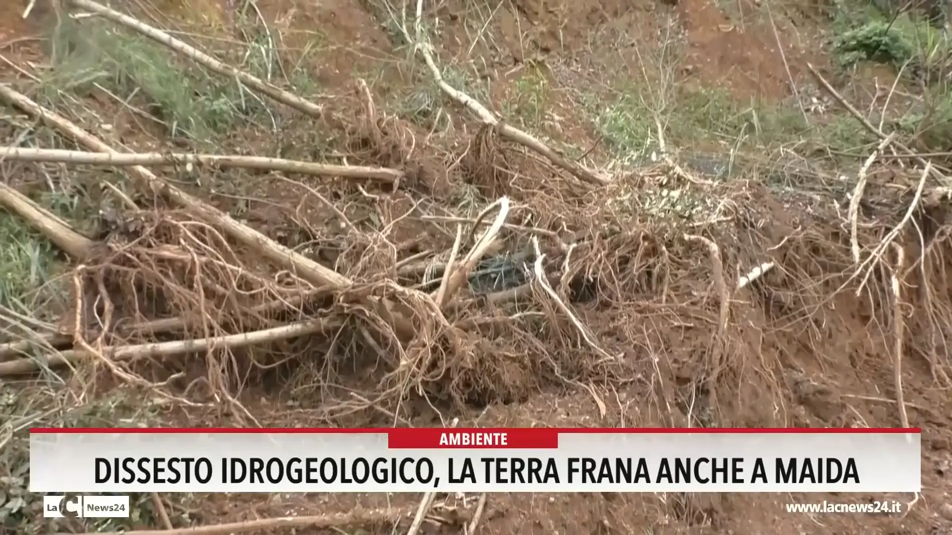 Dissesto idrogeologico, la terra frana anche a Maida