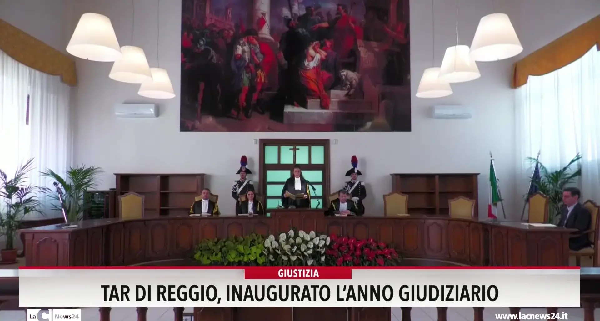 Tar di Reggio, inaugurato l'anno giudiziario