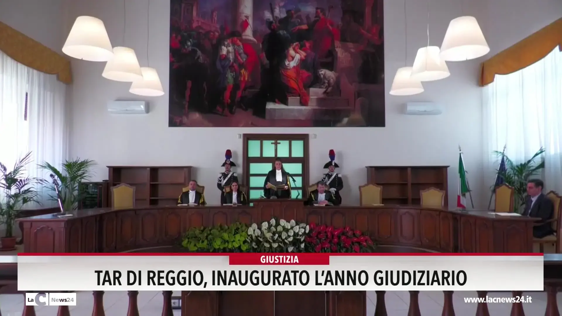 Tar di Reggio, inaugurato l'anno giudiziario