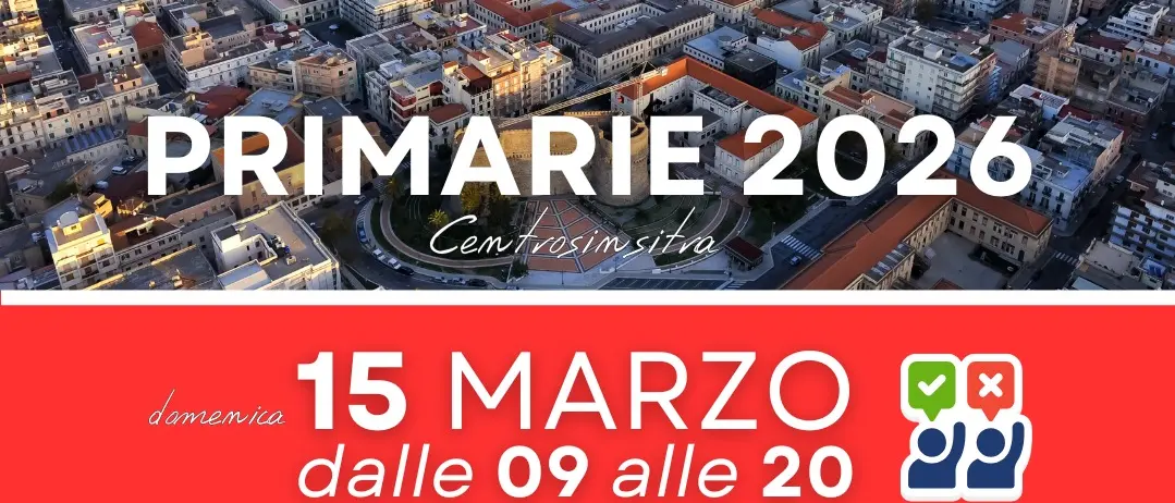 Il Centrosinistra ufficializza le primarie: si vota il 15 marzo\n