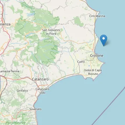 Terremoto a Crotone, scossa di magnitudo 3.5 davanti alla costa ionica calabrese\n