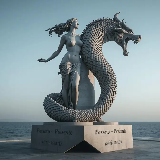 \u00A0Reggio, in\u00A0piazza Indipendenza\u00A0un’opera dedicata a Scilla\u00A0tra mito, identità e futuro\u00A0\n