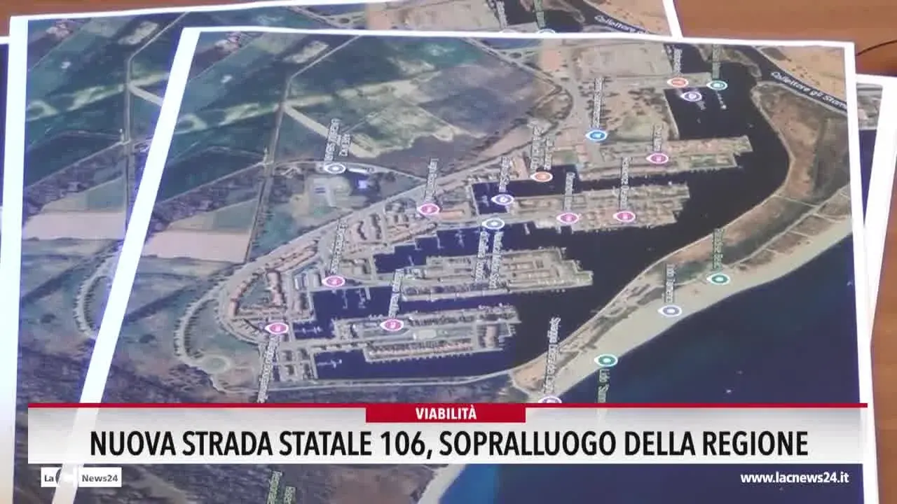 Nuova strada statale 106, sopralluogo della Regione