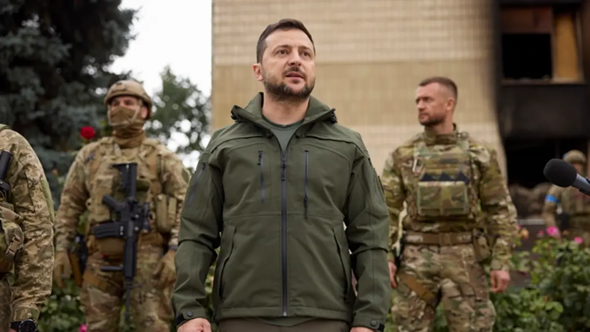 <p>Volodymyr Zelensky</p>\\n , EPA