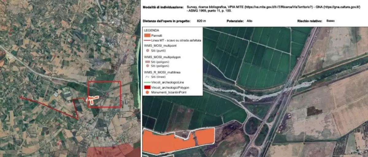 Maxi agrivoltaico nella Sibaritide: 20 ettari, 15mila pannelli e valutazioni sul rischio archeologico\n