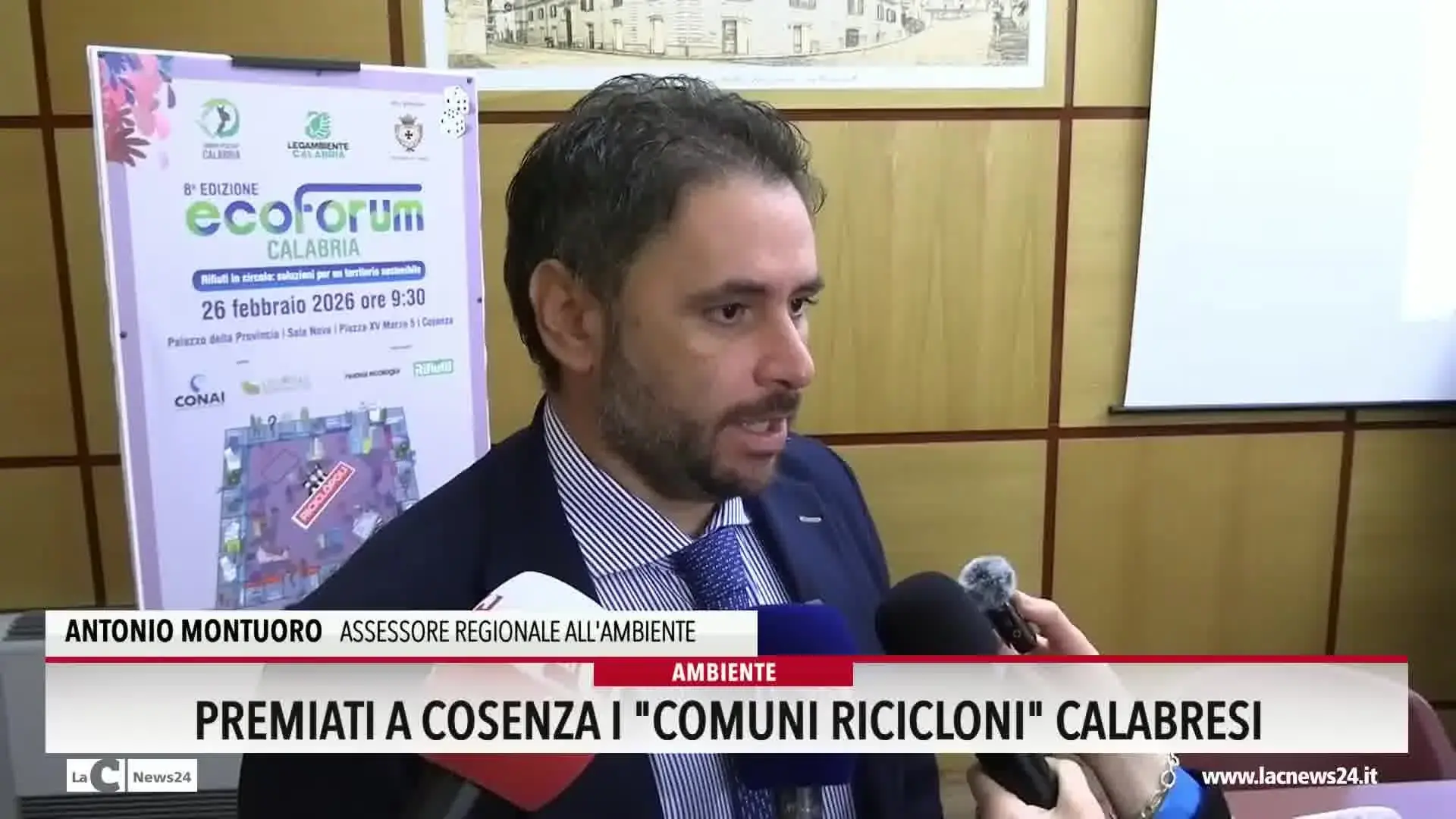 Premiati a Cosenza i \"comuni ricicloni\" calabresi